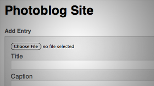 Photoblog CMS
